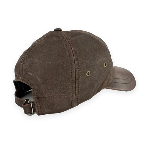 Gas Ass or Grass Embroidered Leather Hat