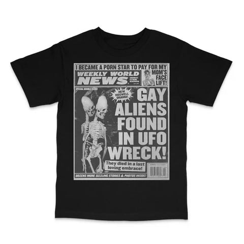 Gay Alien Custom Printed T-Shirt