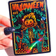 Halloween Is for the Punks Sticker – Holographic Skeleton Vinyl – Punk Rock Halloween Vinyl Sticker