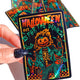 Halloween Is for the Punks Sticker – Holographic Skeleton Vinyl – Punk Rock Halloween Vinyl Sticker