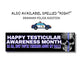 Happy Testicular Awareness Month (Ha, Ha Now Your Thinkin About My Balls) - Frog Mustard Stickers
