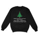 Happy American Christmas Sweater Custom Printed Sweatshirt