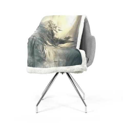 Hogwarts Soft Blanket – Double Sided Plush Throw | Grey Cozy Polyester Fleece