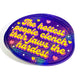 Holographic Glitter Sticker- Hottest Clench Jaws Retro Oval Sticker