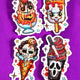 Horror Ice cream Halloween Sticker Pack