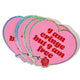 Holographic Glitter Heart Sticker – I Am Cringe But I Am Free Vinyl Sticker