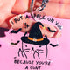 I Put A Spell On You Mean Kitty Acrylic Keychain