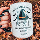 I Put A Spell On You Mean Kitty Halloween Mug