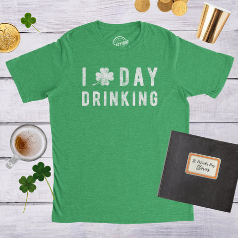 I Clover Day Drinking Men's T Shirt