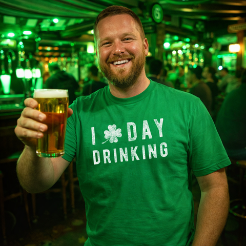 I Clover Day Drinking Men's T Shirt