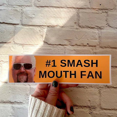 Number 1 Smash Mouth Fan Car Bumper Sticker