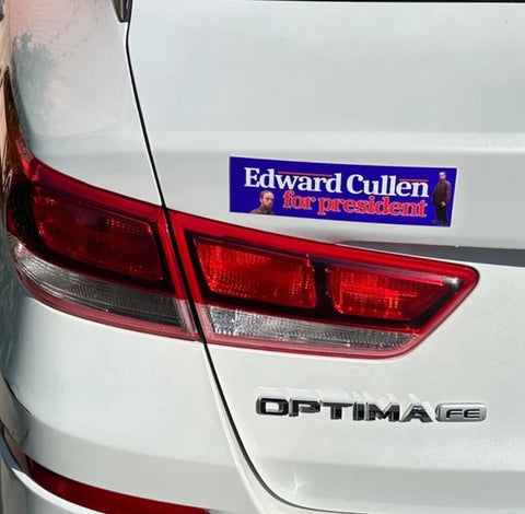 Edward Cullen for President Car Bumper Sticker