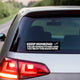 Keep Honking - I'm Listening To Ska And You're In The Band Now Car Bumper Sticker