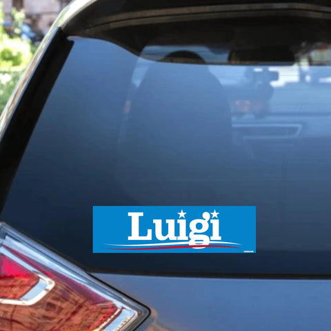 Luigi Campaign Car Decal