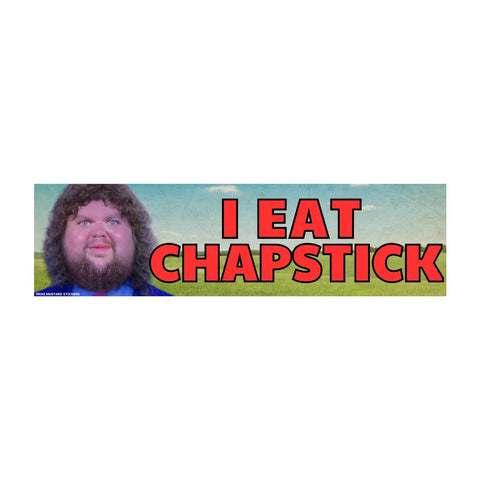 I Eat Chapstick (JD Vance) Car Decal Sticker