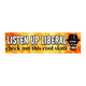 Listen Up Liberal, Check Out This Cool Skull Sticker