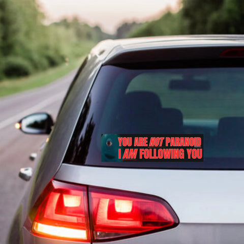 You're NOT Paranoid - I AM Following You