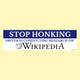 Stop Honking! Driver is Conducting Research on Wikipedia Bumper Sticker