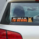 Don't Honk at Me, I'm Mewing (Chad Cat) Bumper Sticker