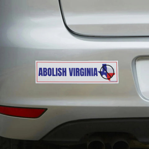 Abolish Virginia Bumper Sticker