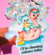 Funny Vinyl Sticker – Choosing Violence Today – Holographic Waterproof Cute Decal