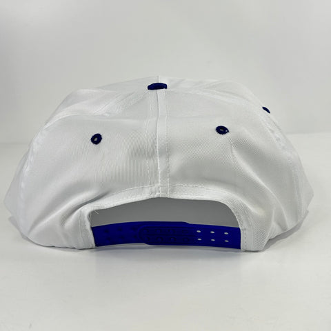 Pops on a Vintage Blue Brim Rope Golf Snapback Father's Day Custom Embroidered