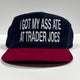 I Got My Ass Ate at Trader Joe's: Funny Vintage Strapback Cap - Custom Embroidered