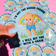 Funny Vinyl Sticker – Not the Bigger Person – Holographic Waterproof Bear Decal