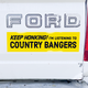 Keep Honking! I'm Listening to Country Bangers Sticker