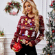 Gingerbread Pattern Warm Ugly Christmas Sweater with Lights | NCS