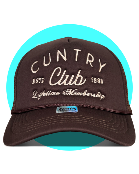 Cuntry Club Lifetime Membership Trucker Hat