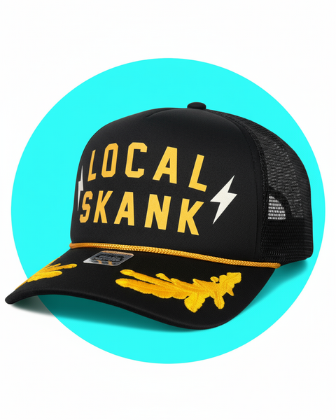 Local Skank Captain Trucker hat