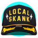 Local Skank Captain Trucker hat