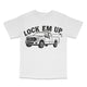 Lock Em Up 2 Custom Printed T-Shirt