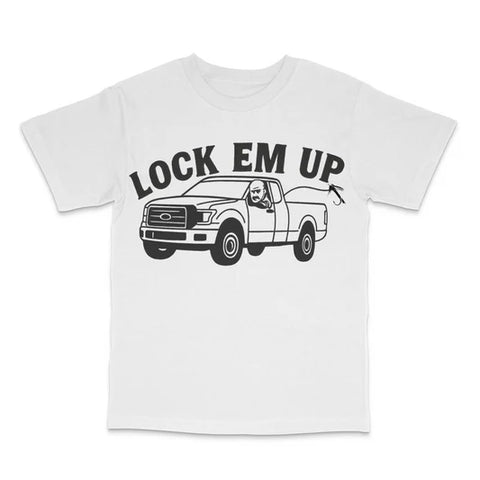 Lock Em Up 2 Custom Printed T-Shirt