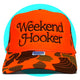 Weekend Hooker Hunting Orange Camo Trucker Hat