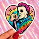 Michael Heart Sticker