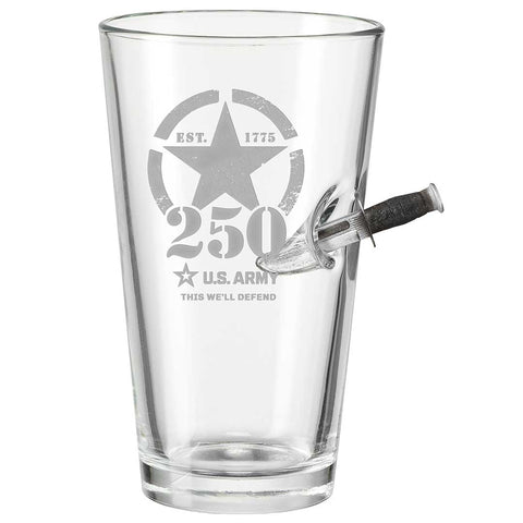 Military 250th Anniversary Glasses