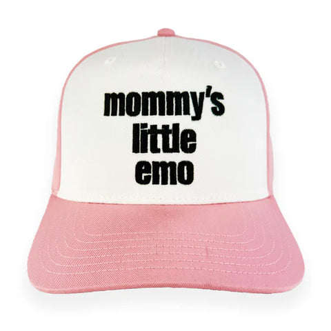 Mommys Little Emo Custom Embroidered Hat