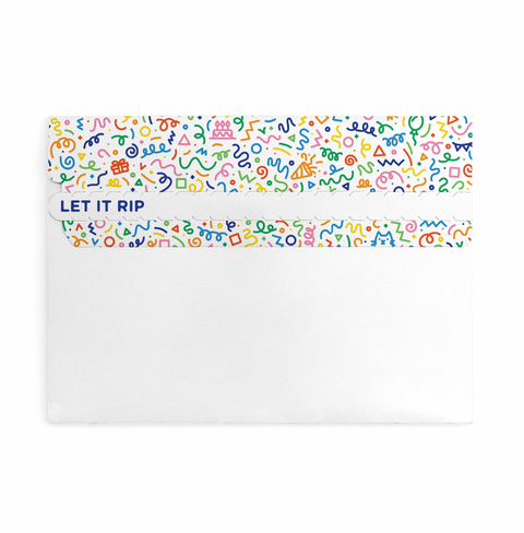 Endless Meowing Birthday Glitter Envelope