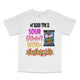 My Blood Type Is Sour Gummy Worms Custom Printed T-Shirt