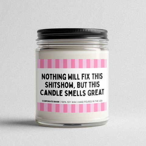 Nothing Will Fix This Shitshow Candle