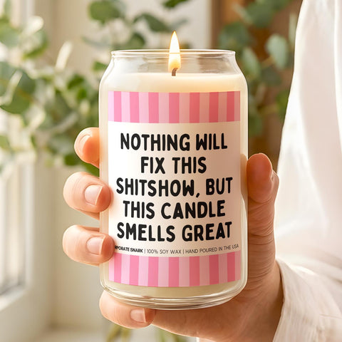 Nothing Will Fix This Shitshow Candle