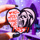 You Hang Up First Halloween Sticker