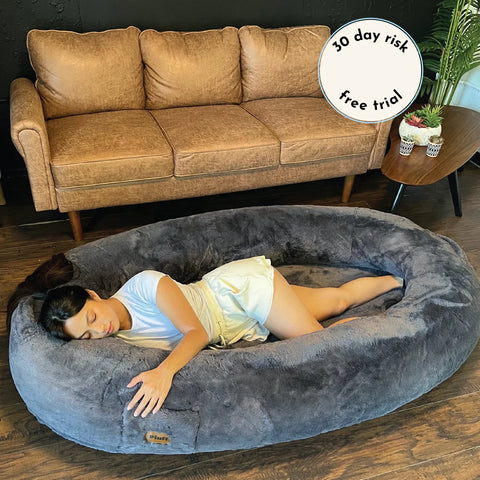 The Plufl: The World's First Human Dog Bed