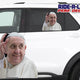 Pope Francis *RIDE A LONG* Perforated Decal