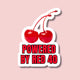 Powered by Red 40 | Die Cut Sticker