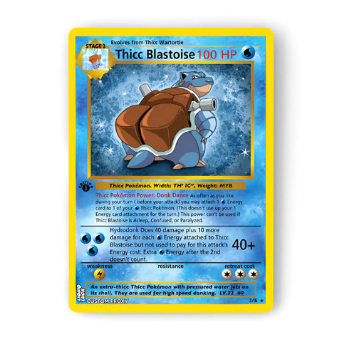 pokemon cards fan art Thicc Pokemon Fan-Art Cards