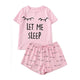 Kawaii "Let Me Sleep" Pajama Set