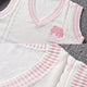 Strawberry Milk Embroidered Vest